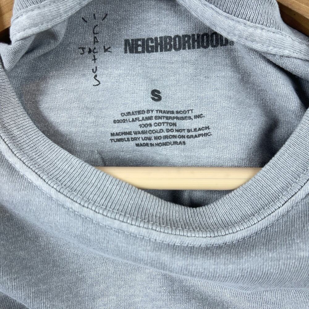 Travis Scott Cactus Jack x Neighborhood Tokyo T Shirt Men's Small Puff Print - Picture 7 of 11